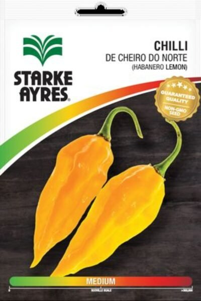 Chilli De Cheiro Do Norte - Yellow - Habanero Lemon Starke Ayres Seeds