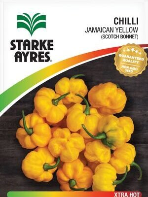 Chilli Scotch Bonnet - Jamaican Yellow Starke Ayres Seeds