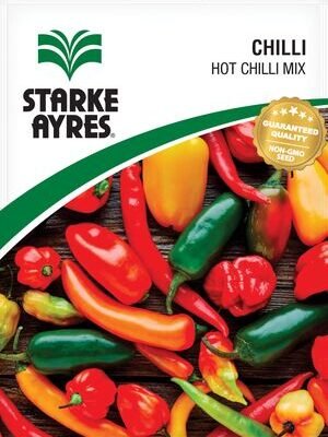 Chilli - Hot Chilli Mix Starke Ayres Seeds