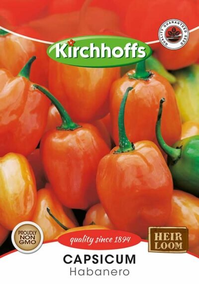 Habanero Chilli Kirchhoffs Seeds Heirloom Non-GMO