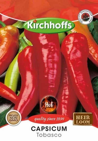 Tabasco Chilli Kirchhoffs Seeds Heirloom Non-GMO