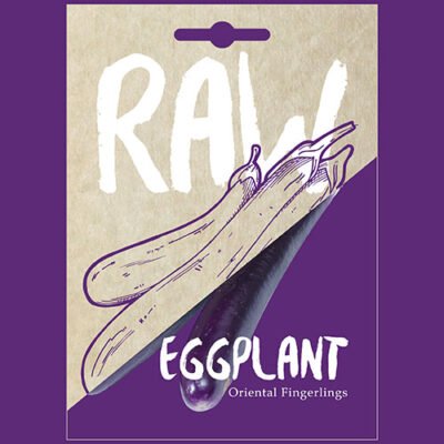 Oriental Fingerling Eggplant RAW Seeds