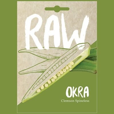 Clemson Spineless Okra RAW Seeds