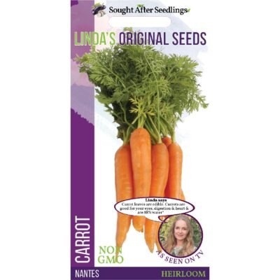Carrot Nantes Linda's Original Seeds Non-GMO