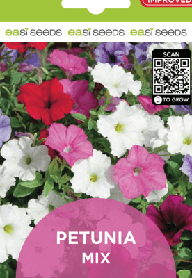 Petunia Mix Flower Seeds by EASISEEDS