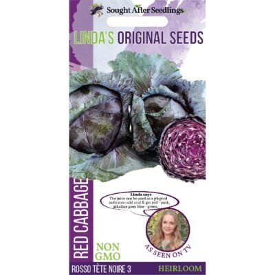 Red Cabbage Rosso Tete Noire 3 Linda's Original Seeds Non-GMO