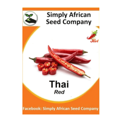 Thai Red Chilli Pepper Seeds SASC Non-GMO